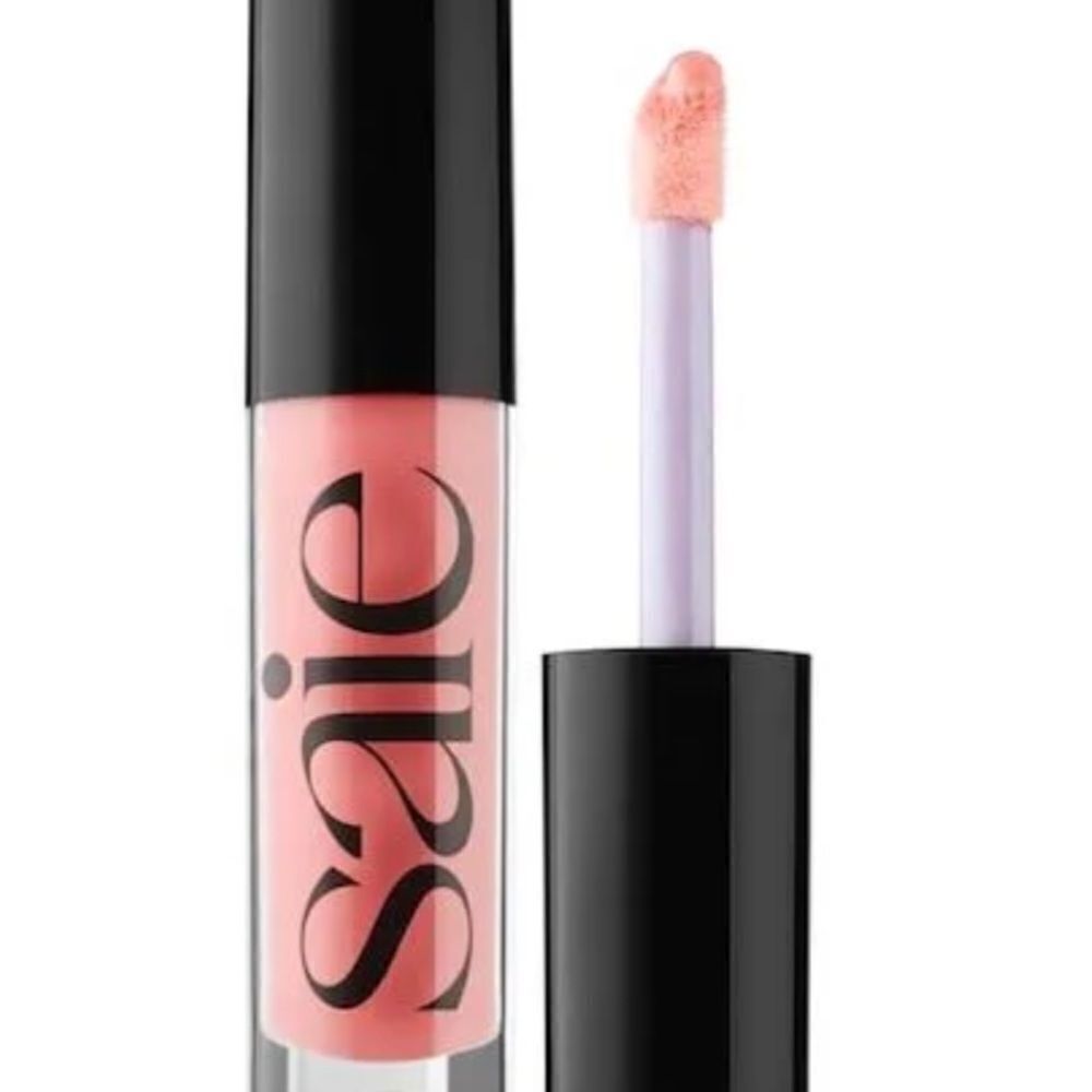 🌻 SAIE Glossybounce High Shine Hydrating Lip Gloss Oil Kiss-Clear New FullSz